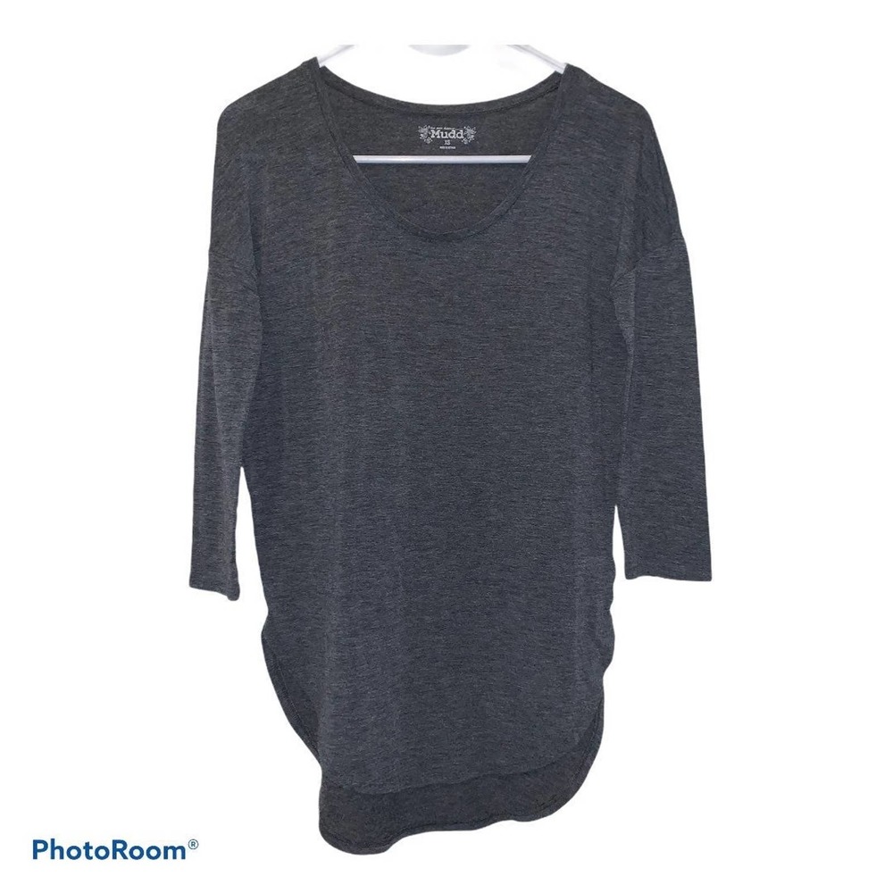 MUDD 3/4 Sleeve Grey Shirt